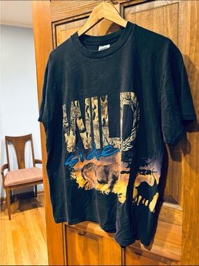 Vintage TULTEX “WILD SIDE” Double Sided BUCK T-Shirt
